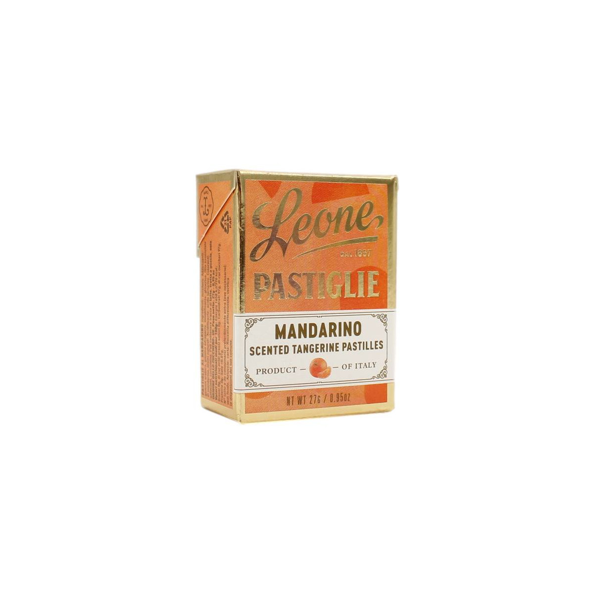LEONE PASTIGLIE MANDARINO 27 GR