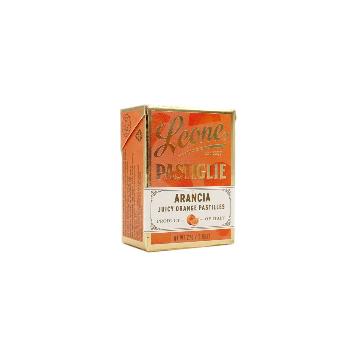 LEONE PASTIGLIE ARANCIA 27 GR
