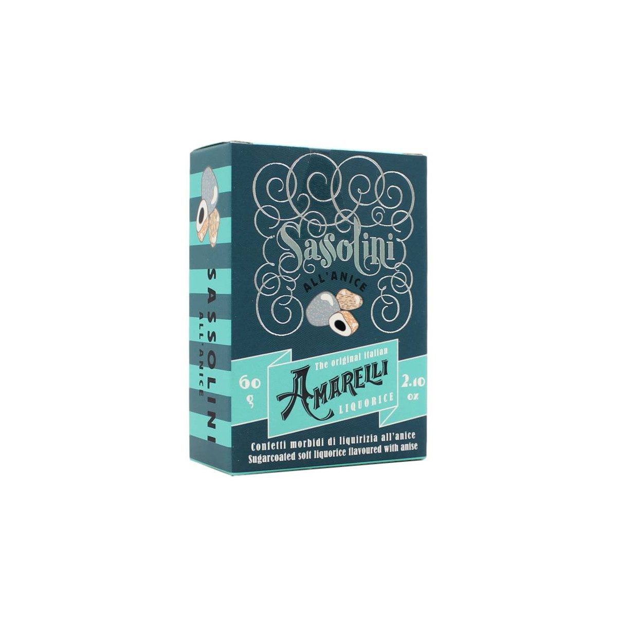 AMARELLI SASSOLINI CONFETTI MORBIDI DI LIQUIRIZIA ALL'ANICE 60 GR
