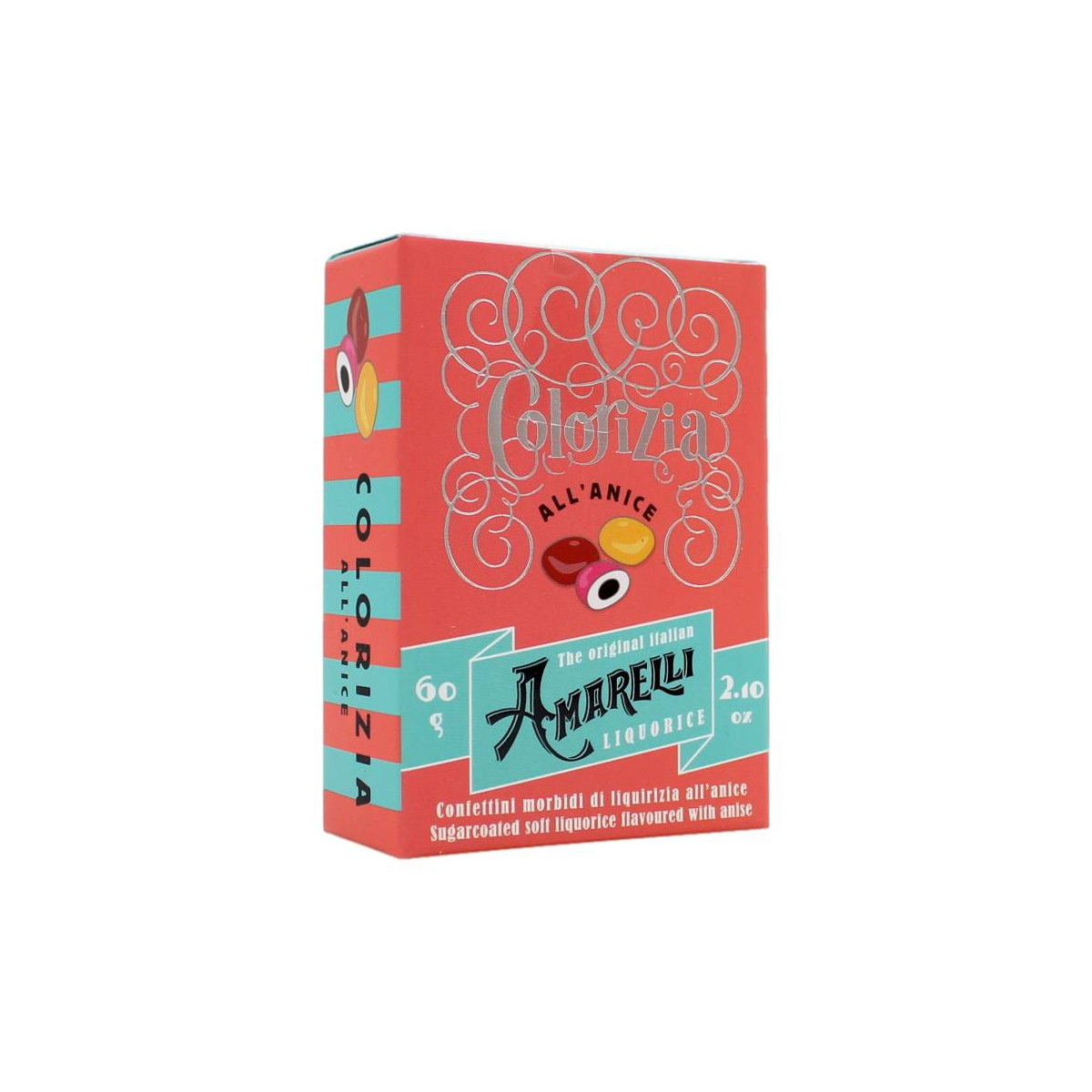 AMARELLI COLORIZIA CONFETTINI MORBIDI DI LIQUIRIZIA ALL'ANICE 60 GR