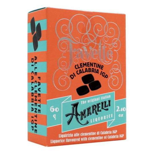 AMARELLI FAVETTE DI LIQUIRIZIA ALLE CLEMENTINE DI CALABRIA I.G.P. 60 GR