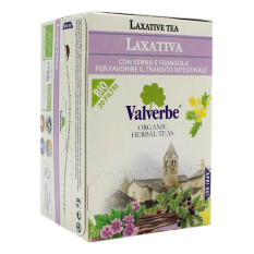VALVERBE LAXATIVA INTEGRATORE ALIMENTARE ERBORISTICO CON SENNA E FRAGOLA PER FAVORIRE IL TRANSITO INTESTINALE 20 FILTRI 30 GR