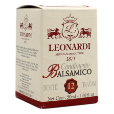 LEONARDI 1871 CONDIMENTO BALSAMICO BOTTE 12 TRAVASI 50 ML
