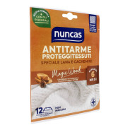 NUNCAS ANTITARME PROTEGGI TESSUTI SPECIALE LANA E CACHEMIRE MAGIC WOOD 12 FOGLIETTI