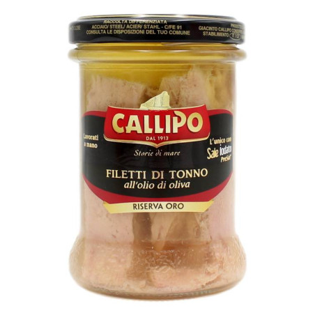 CALLIPO FILETTI DI TONNO ALL'OLIO DI OLIVA 200 GR