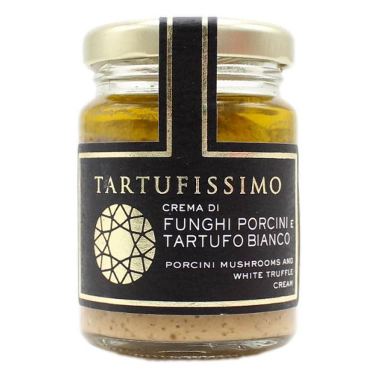 TARTUFISSIMO CREMA DI FUNGHI PORCINI E TARTUFO BIANCO 80 GR