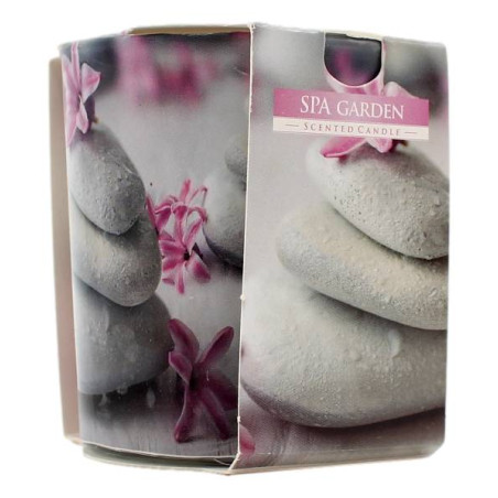 AURA CANDLES CANDELA PROFUMATA GIARDINO SPA 22 ORE 100 GR