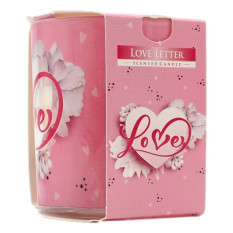 AURA CANDLES CANDELA PROFUMATA LETTERA D'AMORE 22 ORE 100 GR