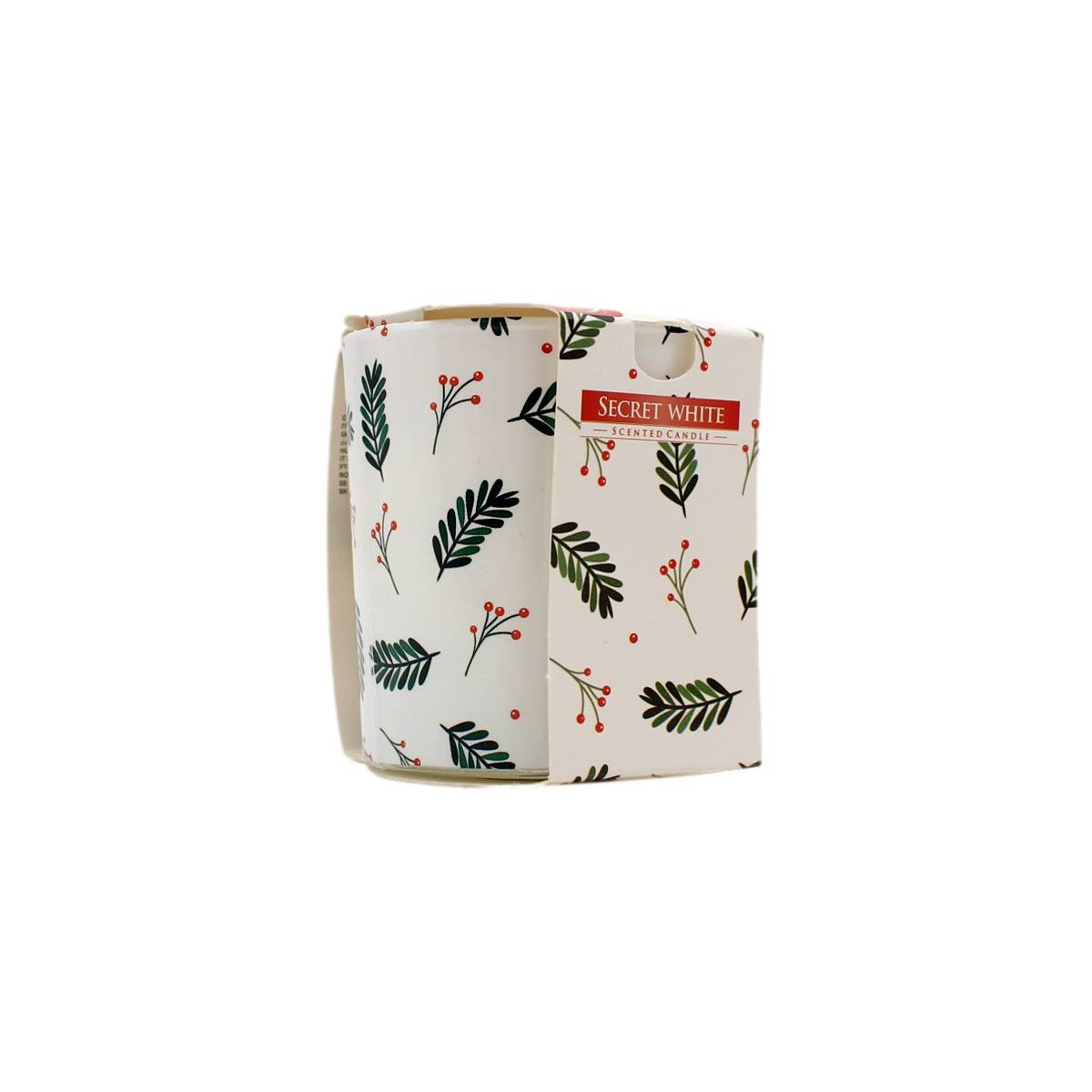 AURA CANDLES CANDELA PROFUMATA BIANCO SEGRETO 28 ORE 120 GR