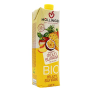 HOLLINGER 100% SUCCO DI FRUTTI MISTI CON CAROTA MULTI SUNRISE BIO 1 LT