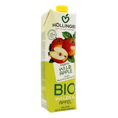 HOLLINGER 100% SUCCO DI MELA NATURALMENTE TORBIDO BIO 1 LT