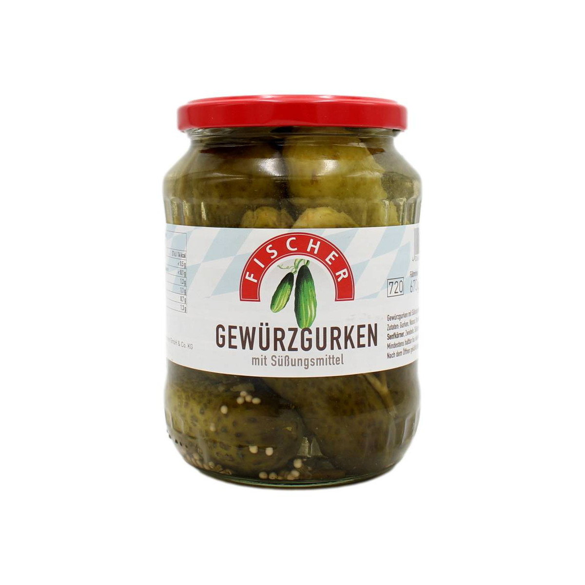 FISCHER CETRIOLI IN AGRODOLCE 670 GR