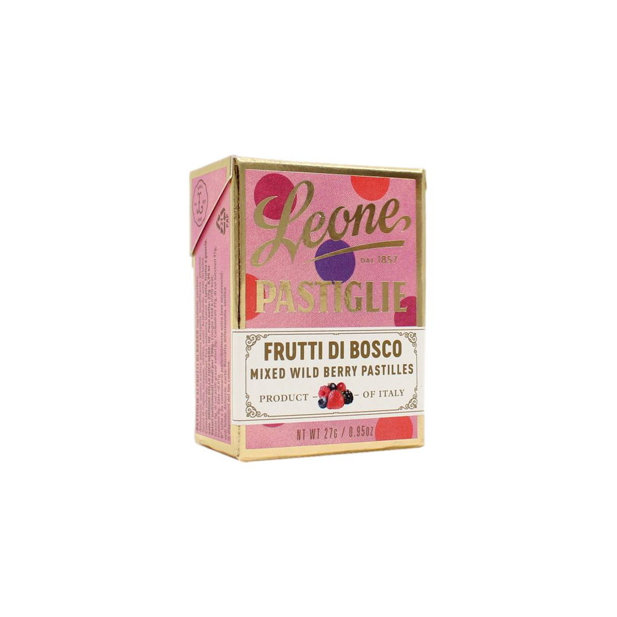 LEONE PASTIGLIE FRUTTI DI BOSCO 27 GR