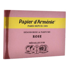 PAPIER D'ARMENIE DESODORISE & PARFUME ROSE 36 PZ