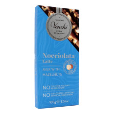 VENCHI TAVOLETTA NOCCIOLATA LATTE NO ZUCCHERI AGGIUNTI 100 GR