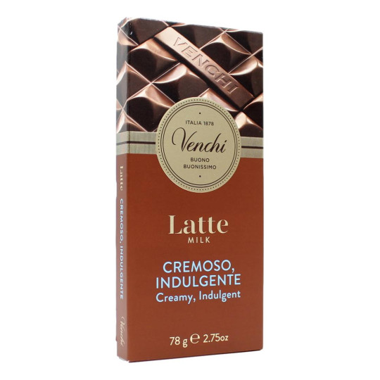 VENCHI TAVOLETTA AL LATTE CREMOSO ED INDULGENTE 78 GR