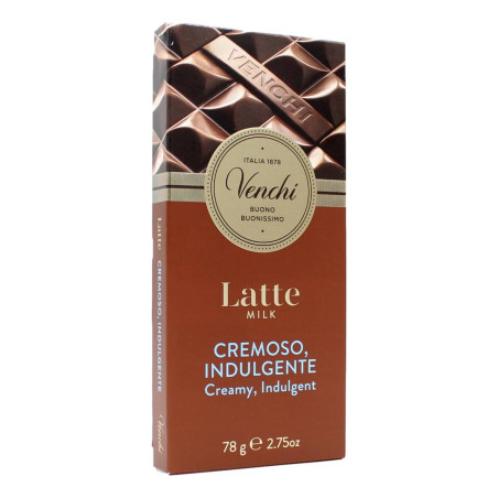 VENCHI TAVOLETTA AL LATTE CREMOSO ED INDULGENTE 78 GR