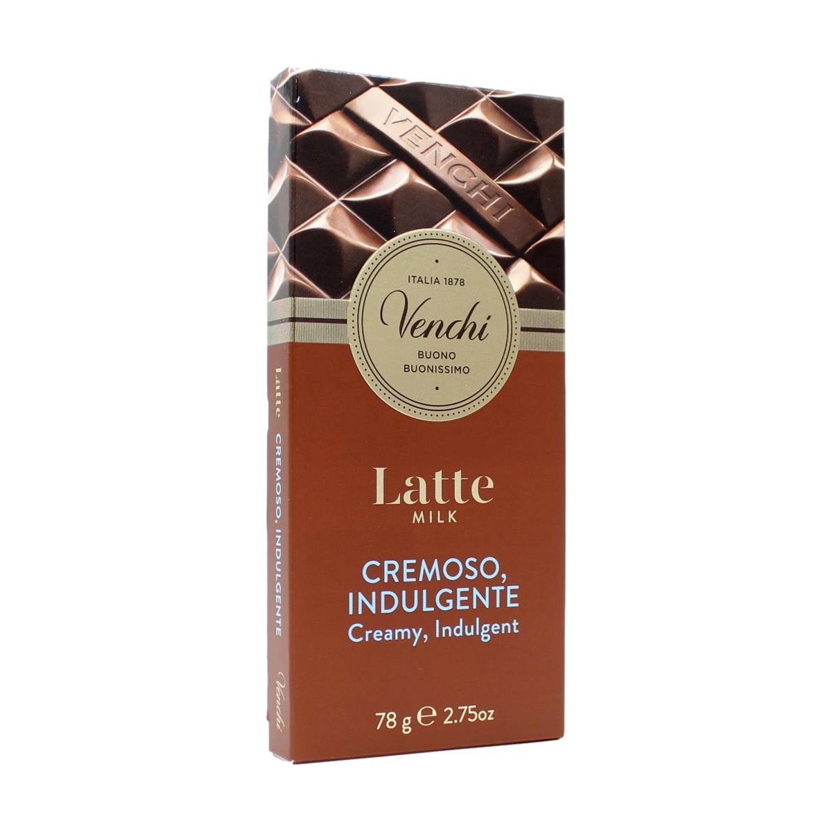 VENCHI TAVOLETTA AL LATTE CREMOSO ED INDULGENTE 78 GR