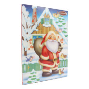 CHOCOLAND CALENDARIO DELL'AVVENTO CON CIOCCOLATINI AL LATTE COLORI ASSORTITI 50 GR