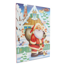 CHOCOLAND CALENDARIO DELL'AVVENTO CON CIOCCOLATINI AL LATTE COLORI ASSORTITI 50 GR