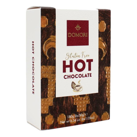 DOMORI HOT CHOCOLATE GLUTEN FREE 6 BUSTINE 180 GR