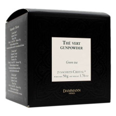 DAMMANN FRERES THE' VERT GUNPOWDER 25 SACHETS CRISTAL 50 GR