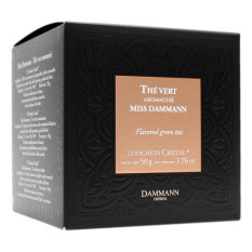 DAMMANN FRERES THE' VERT AROMATISE' MISS DAMMANN 25 SACHETS CRISTAL 50 GR