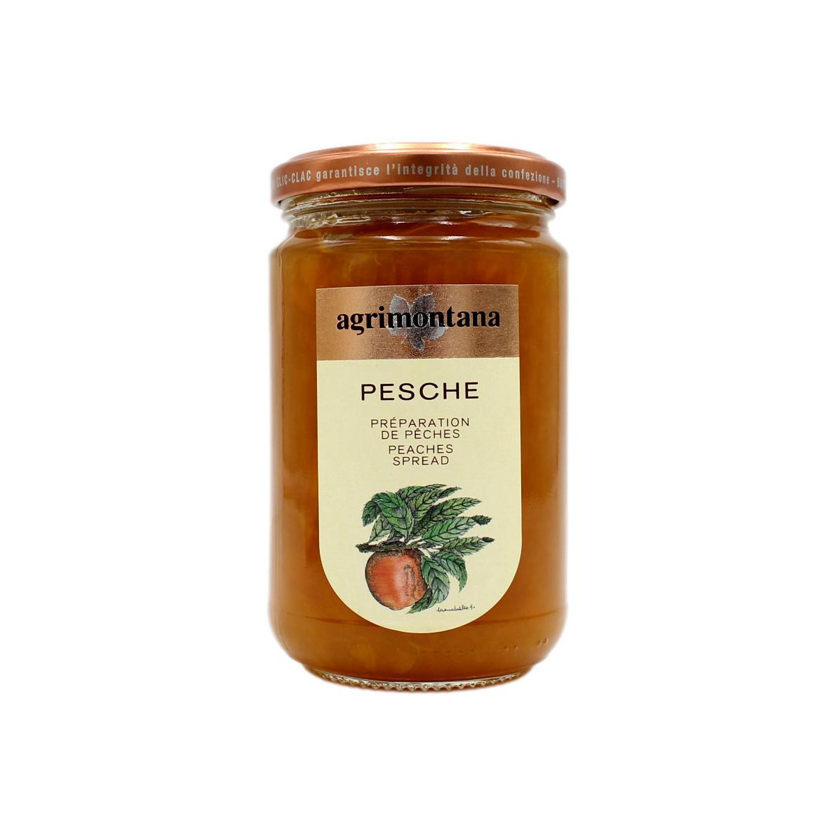 AGRIMONTANA CONFETTURA EXTRA DI PESCHE