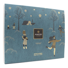 AMEDEI MAGICO AVVENTO CALENDARIO DELL'AVVENTO CON PERSONAGGI NATALIZI DI CIOCCOLATO 163 GR