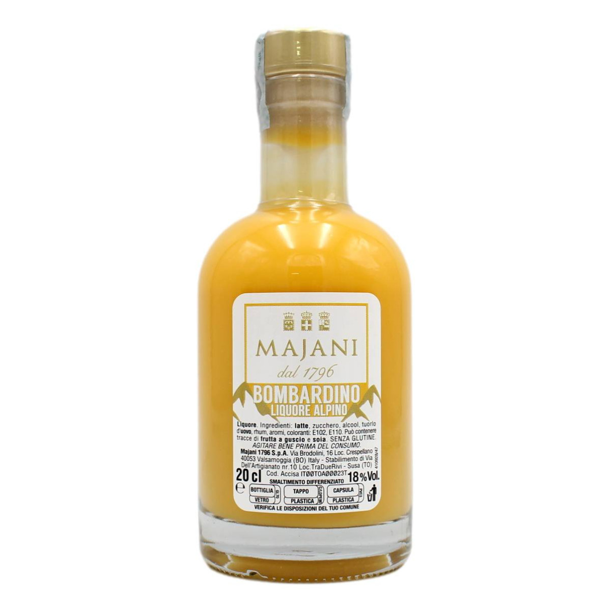 MAJANI BOMBARDINO LIQUORE ALPINO 18% VOL. 200 ML