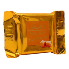 LINDT SQUARES CIOCCOLATINO AL LATTE CON RIPIENO AL CARAMELLO 16 GR