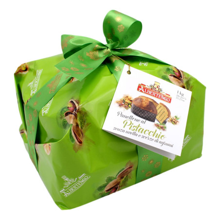ALBERTENGO PANETTONE AL PISTACCHIO SENZA UVETTA E SCORZE DI AGRUMI 1 KG