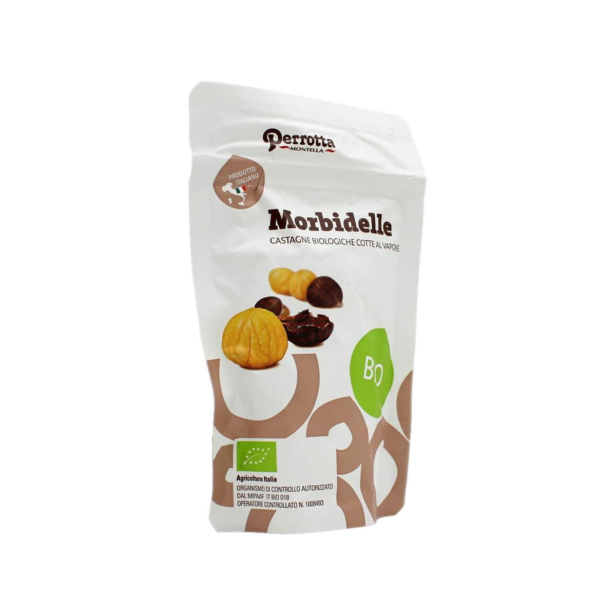 PERROTTA MORBIDELLE CASTAGNE BIOLOGICHE COTTE AL VAPORE 50 GR