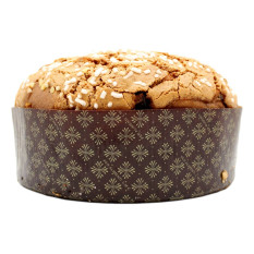 ALBERTENGO PANETTONE AL MOSCATO CON GLASSA SENZA SCORZE DI AGRUMI CELLOPHANE 1 KG