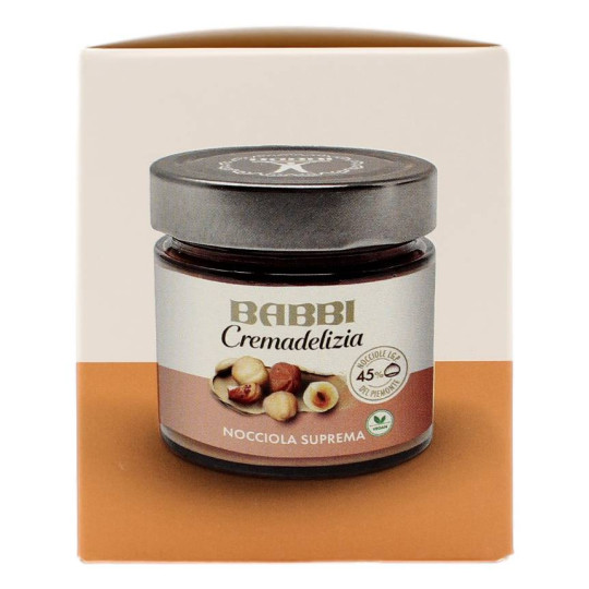 crema spalmabile alla nocciola BABBI CREMADELIZIA NOCCIOLA SUPREMA 260 GR
