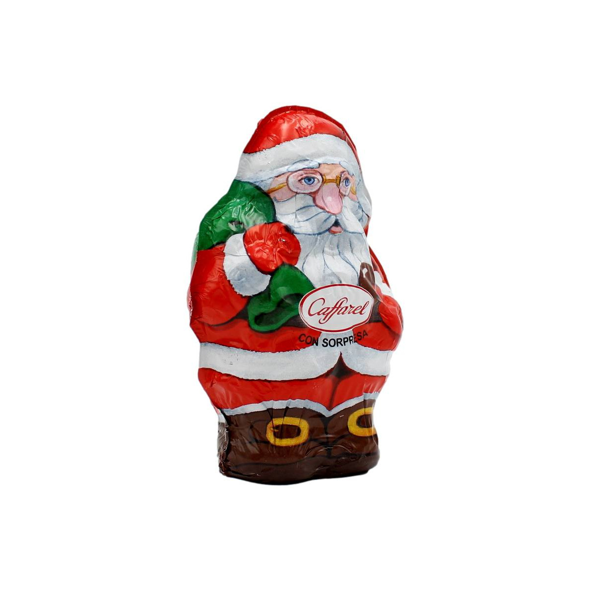 CAFFAREL BABBO NATALE DI CIOCCOLATO AL LATTE CON SORPRESA 100 GR