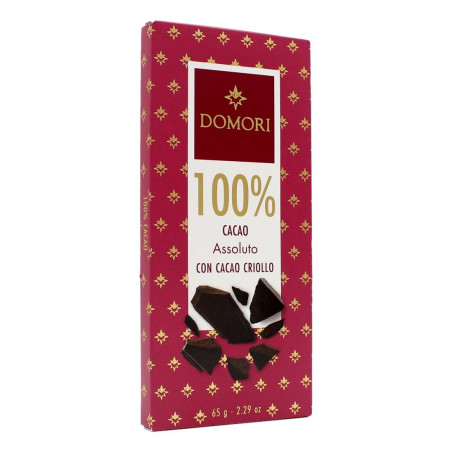 DOMORI TAVOLETTA 100% CACAO ASSOLUTO CON CACAO CRIOLLO 65 GR