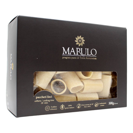 MARULO PREGIATA PASTA DI TORRE ANNUNZIATA PACCHERI LISCI 500 GR