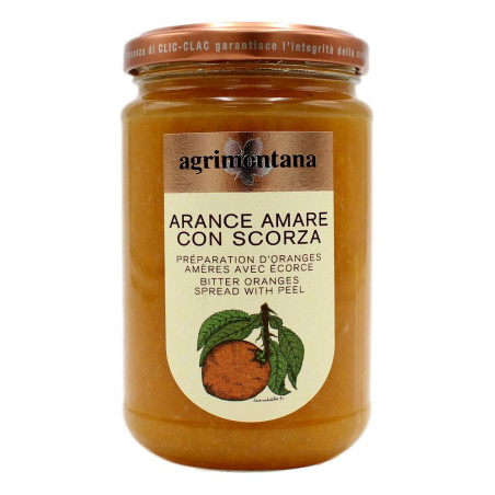AGRIMONTANA MARMELLATA DI ARANCE AMARE CON SCORZA 330 GR