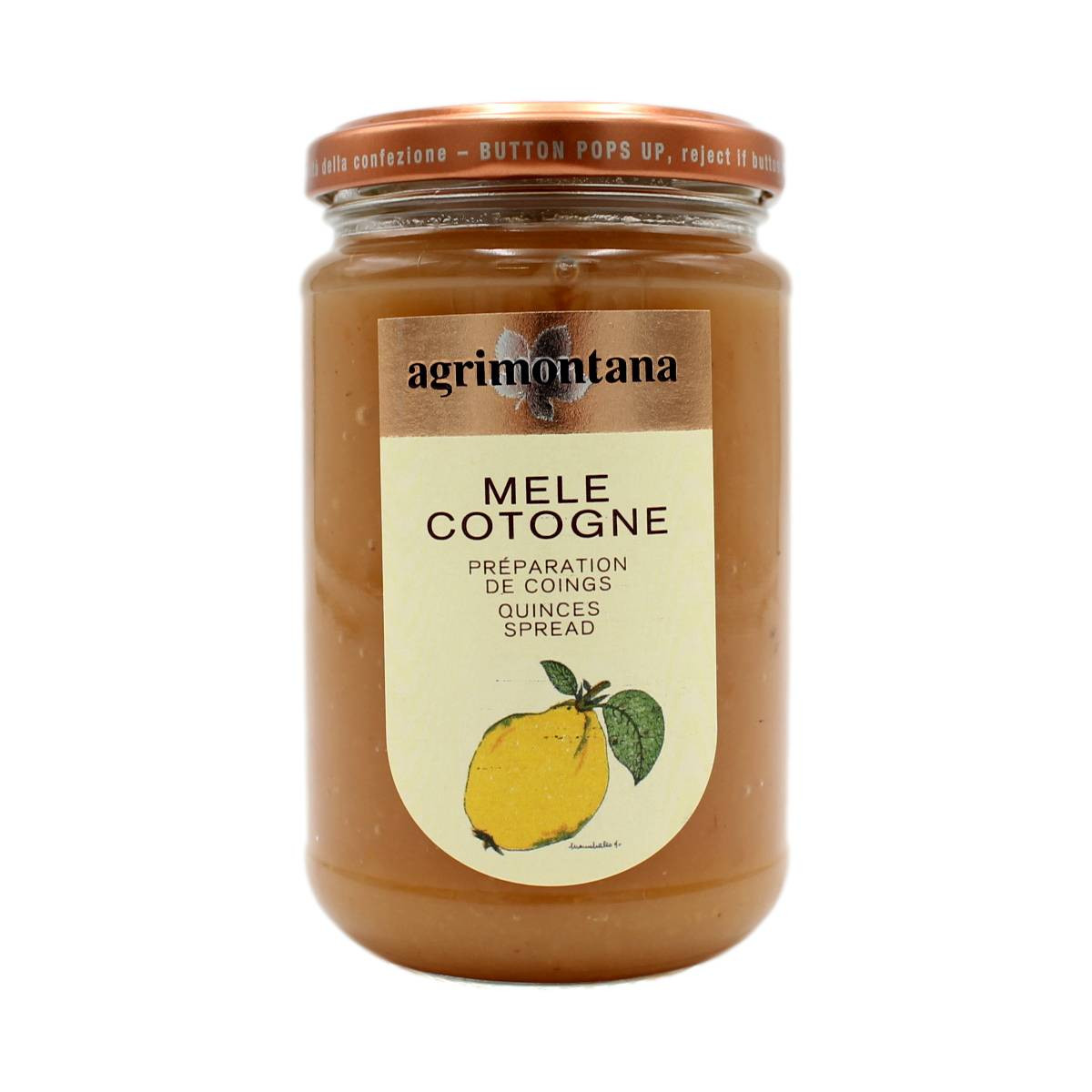 AGRIMONTANA CONFETTURA EXTRA DI MELE COTOGNE 330 GR
