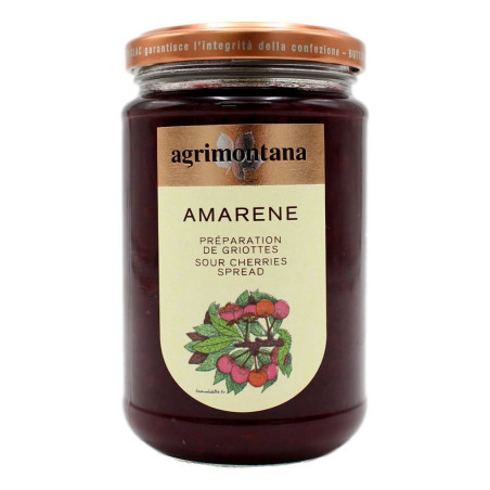 AGRIMONTANA CONFETTURA EXTRA DI AMARENE 330 GR