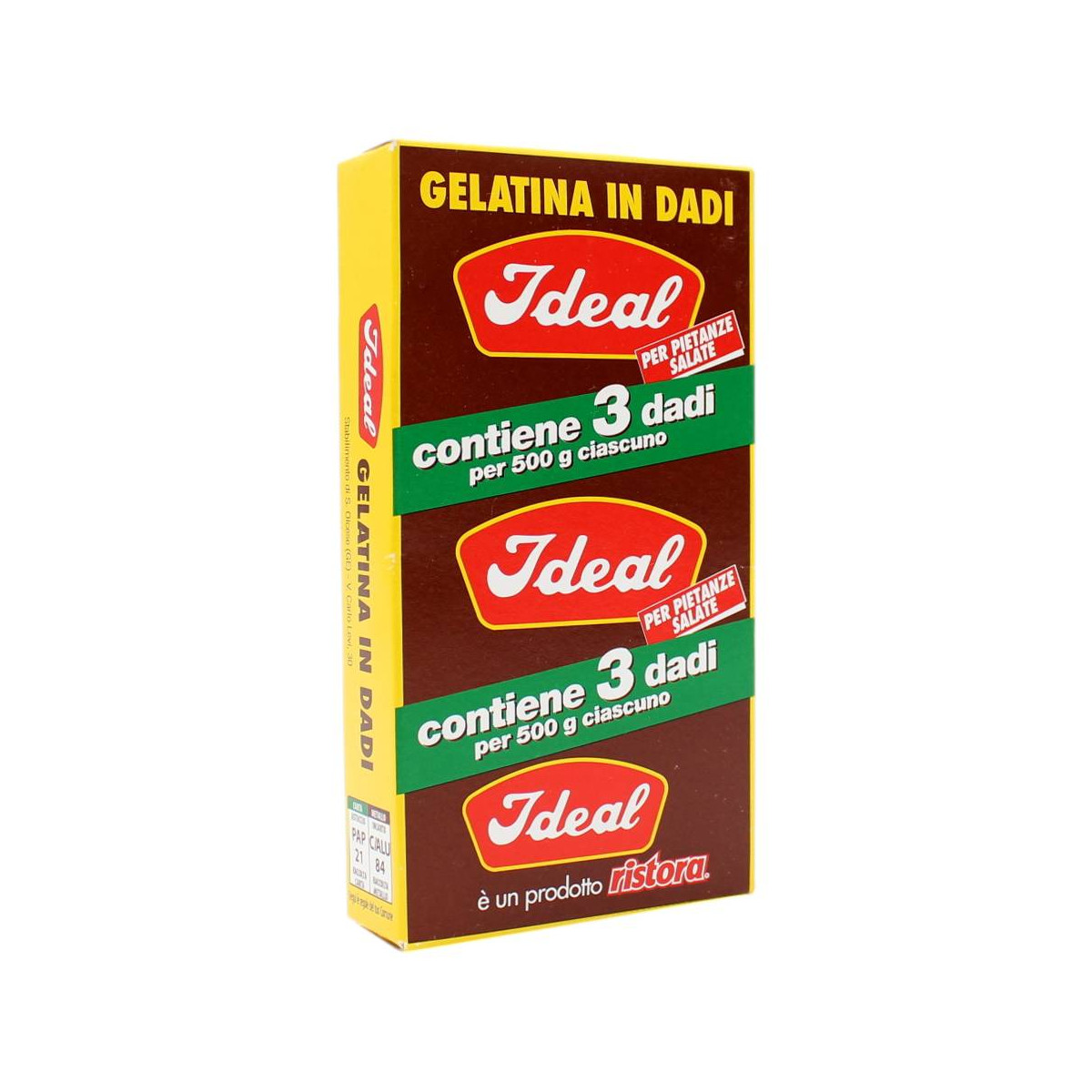 IDEAL GELATINA IN DADI 3 PZ 75 GR