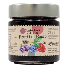 L'APEOLIVA CONFETTURA EXTRA DI FRUTTI DI BOSCO SENZA SEMI 250 GR