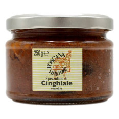 TOSCANA IN TAVOLA SPEZZATINO DI CINGHIALE CON OLIVE 250 GR