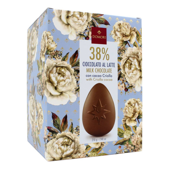 DOMORI UOVO AL LATTE 38% CON CACAO CRIOLLO 210 GR