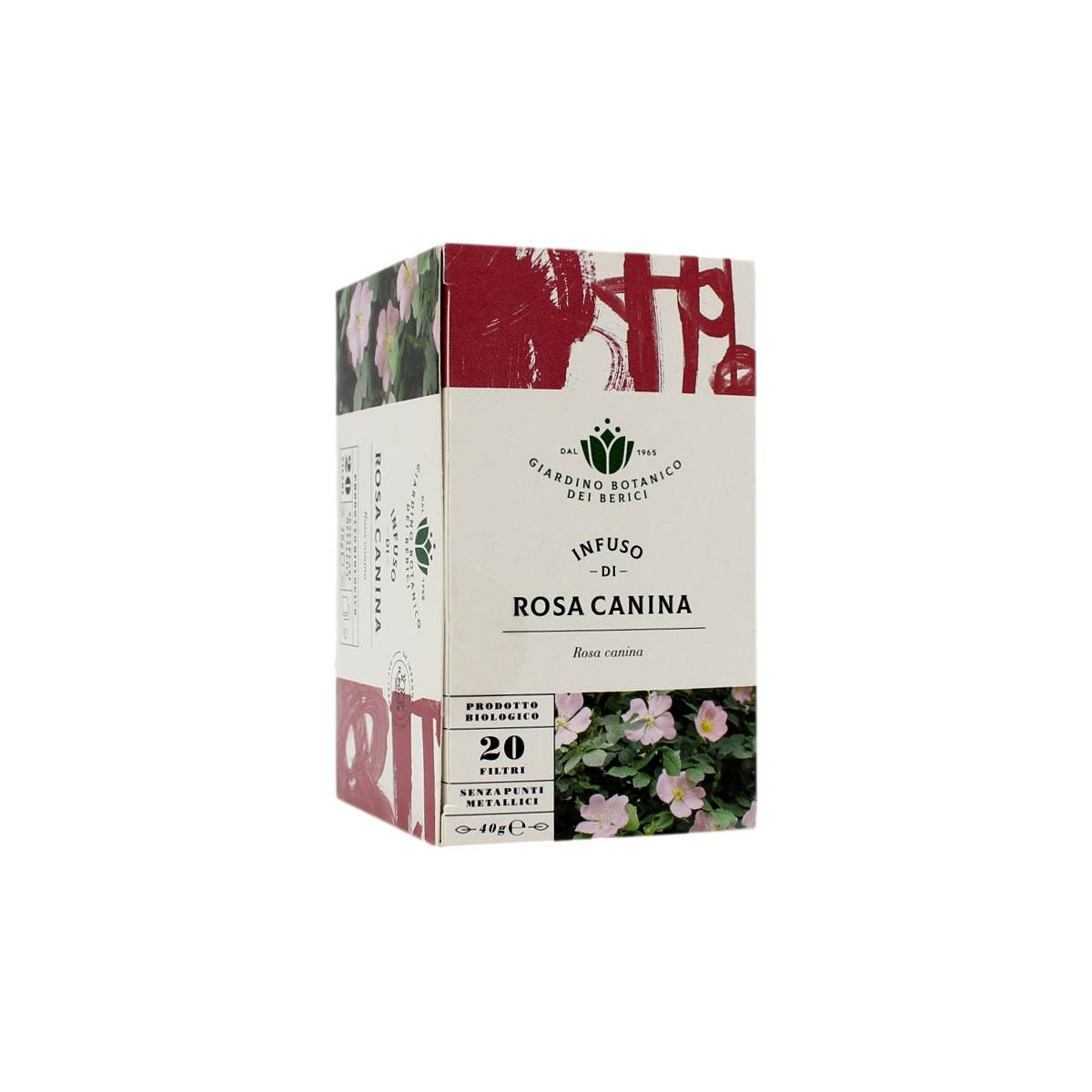 GIARDINO BOTANICO DEI BERICI INFUSO BIOLOGICO DI ROSA CANINA 20 FILTRI 40 GR