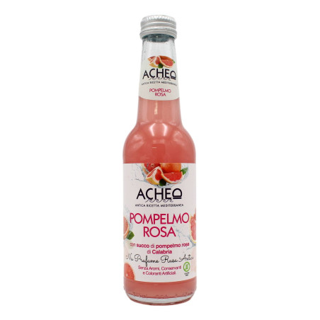 ACHEO BEVANDA GASSATA CON SUCCO DI POMPELMO ROSA DI CALABRIA 275 ML