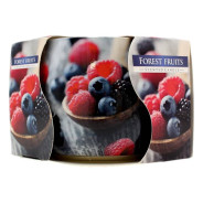 AURA CANDLES CANDELA PROFUMATA FRUTTI DI BOSCO 20 ORE 100 GR