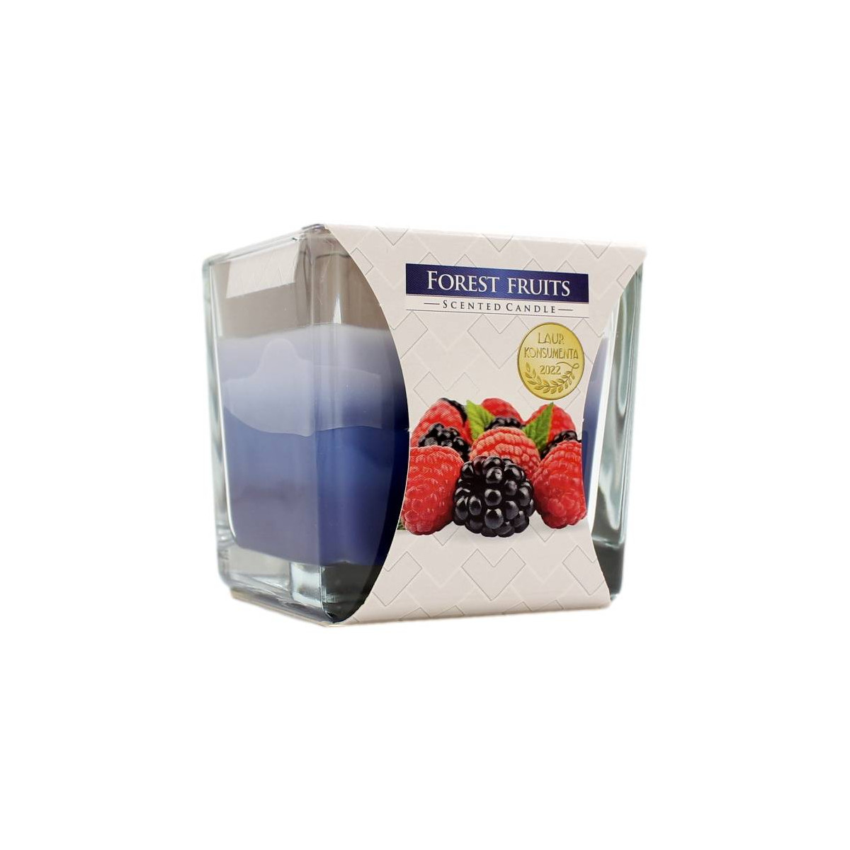 AURA CANDLES CANDELA PROFUMATA FRUTTI DI BOSCO 32 ORE 170 GR