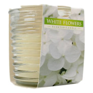 AURA CANDLES CANDELA PROFUMATA FIORI BIANCHI 28 ORE 130 GR